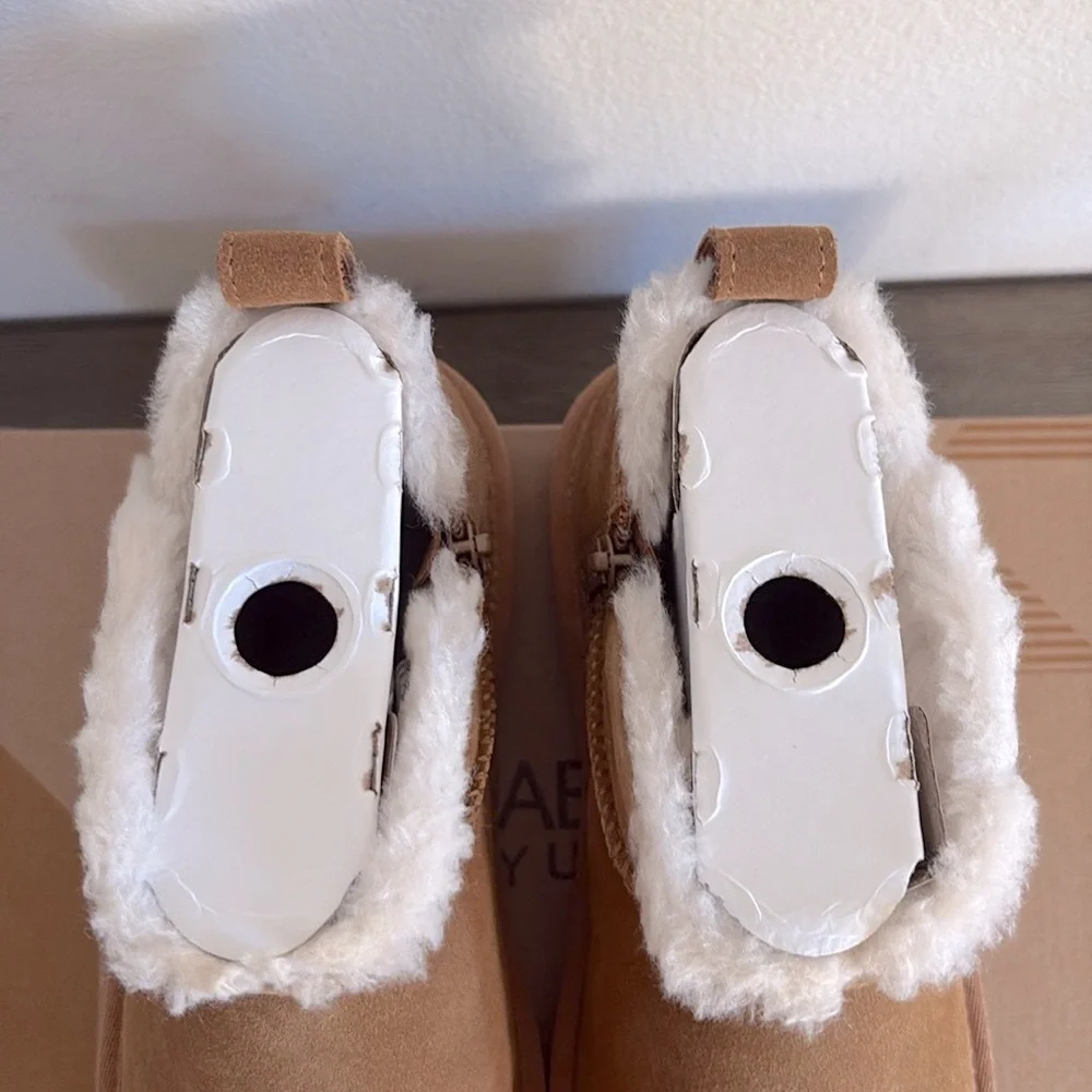 NIB [Koolaburra By UGG] Koola Ultra Mini Brown Winter Boots Women’s/Big Kids 5 - Picture 7 of 13